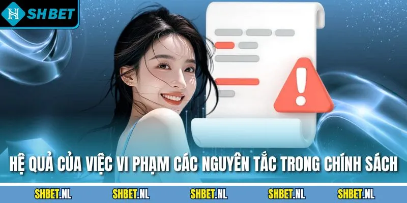 Hệ quả của việc vi phạm các nguyên tắc trong chính sách